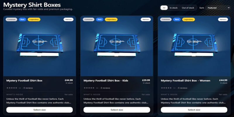 The Popularity of the Mystery Football Shirt Boxes